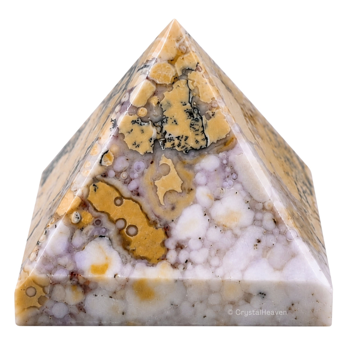 Conglomerate Jasper Pyramid (2 Inch)