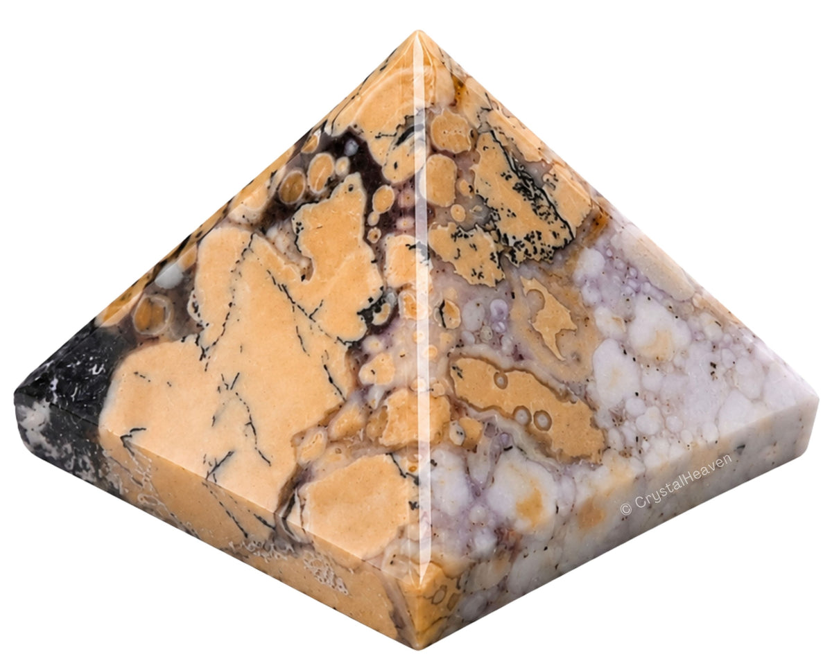 Conglomerate Jasper Pyramid (2 Inch)