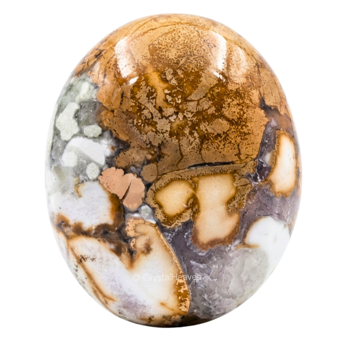 Conglomerate Jasper Palm Stone