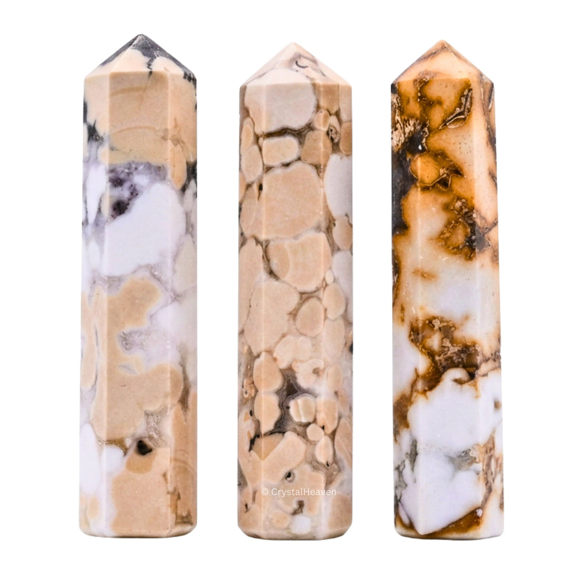 Conglomerate Jasper Pencil Points (Set of 50)