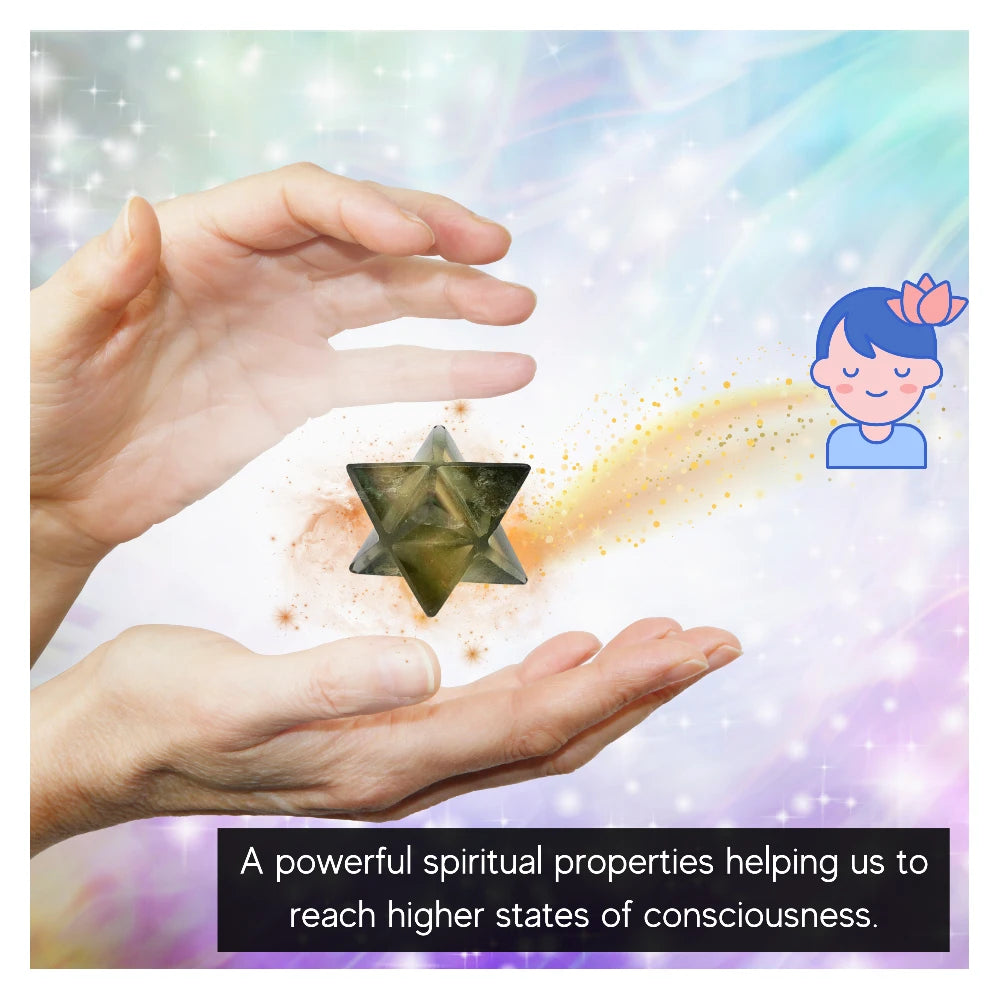 Fluorite Crystal Merkaba (15-20 mm)