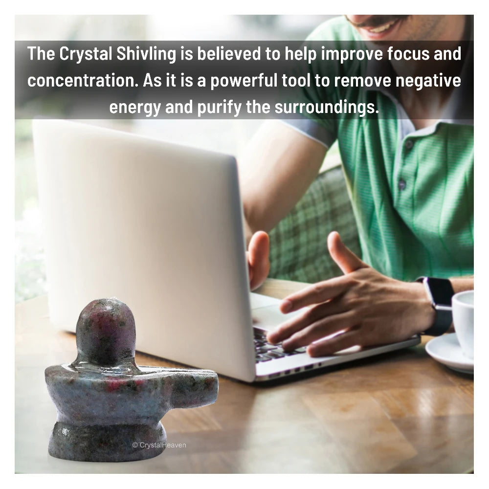 Ruby Kyanite Shivling