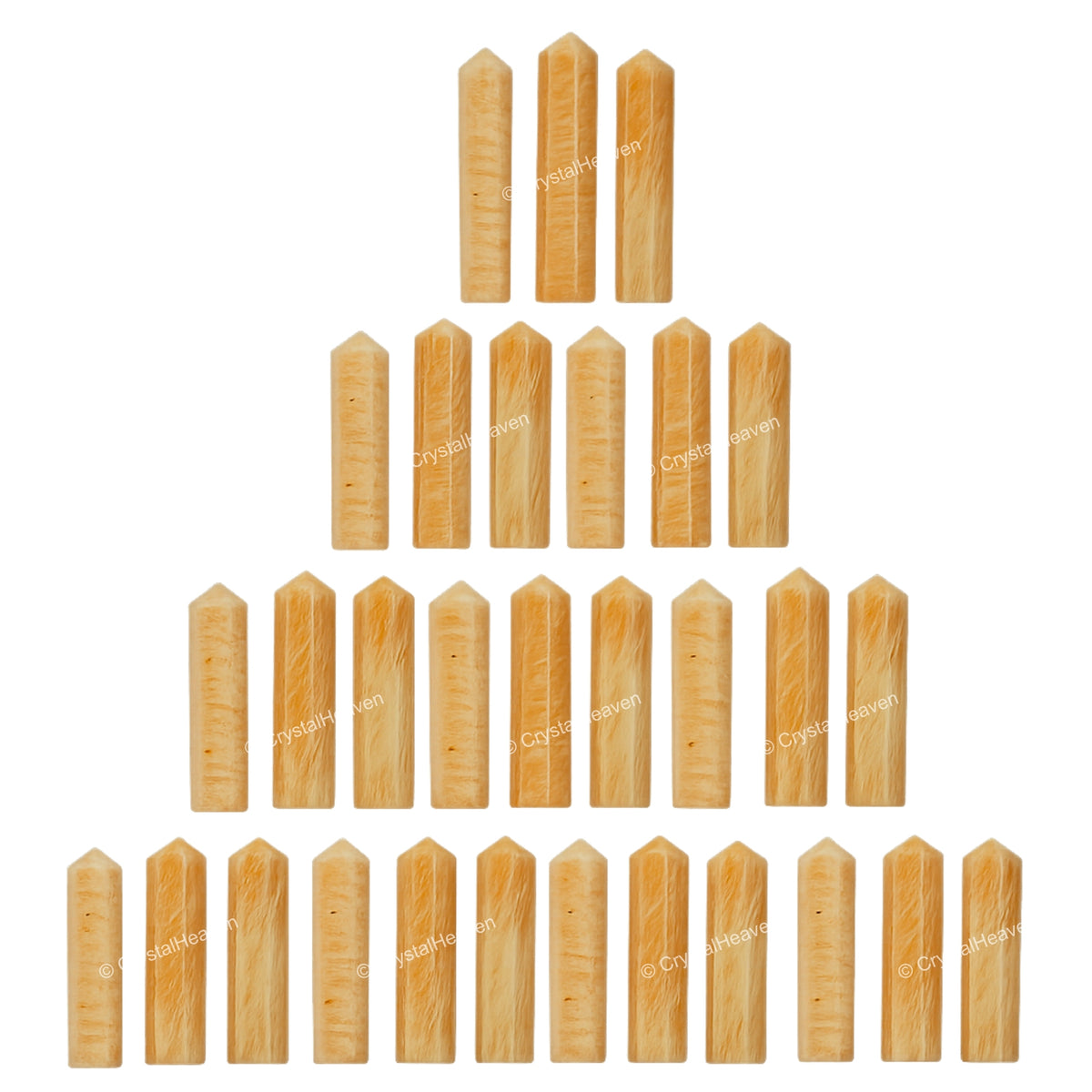 Cream Moonstone Pencil Points (Set of 50)