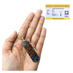 Lapis Lazuli Crystal Orgone Pendant - Rectangle