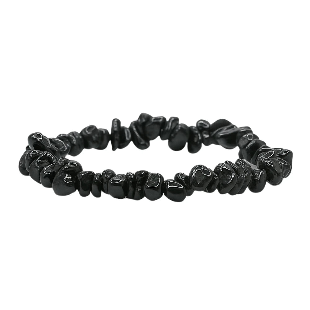 Black Tourmaline Chips Bracelet