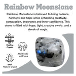 Tumbled Rainbow Moonstone Stones (30 Gram)