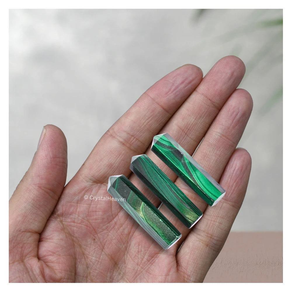 Malachite Pencil Points (Set of 3)