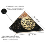 Black Tourmaline Orgone Pyramid (Star Of David)