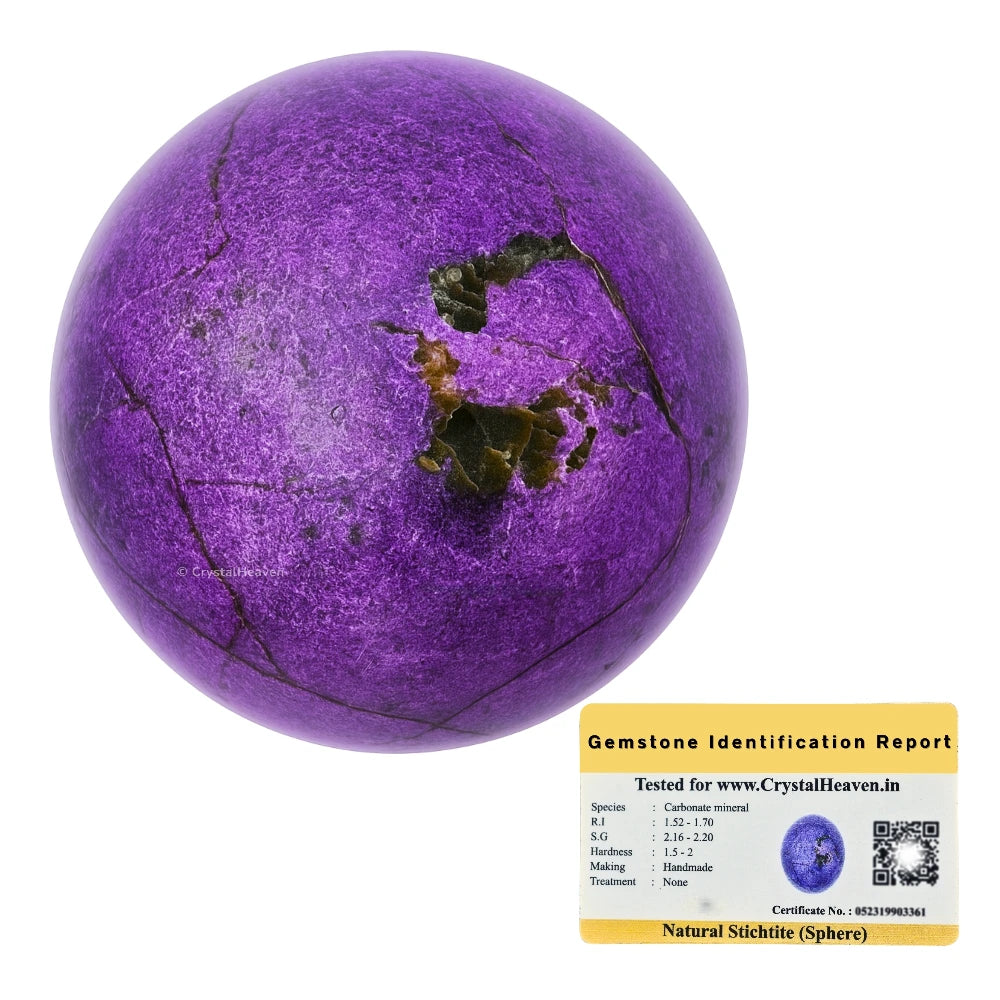 Stichtite Sphere (1.5 Inch)