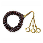 Garnet Crystal Tasbih (Gold)