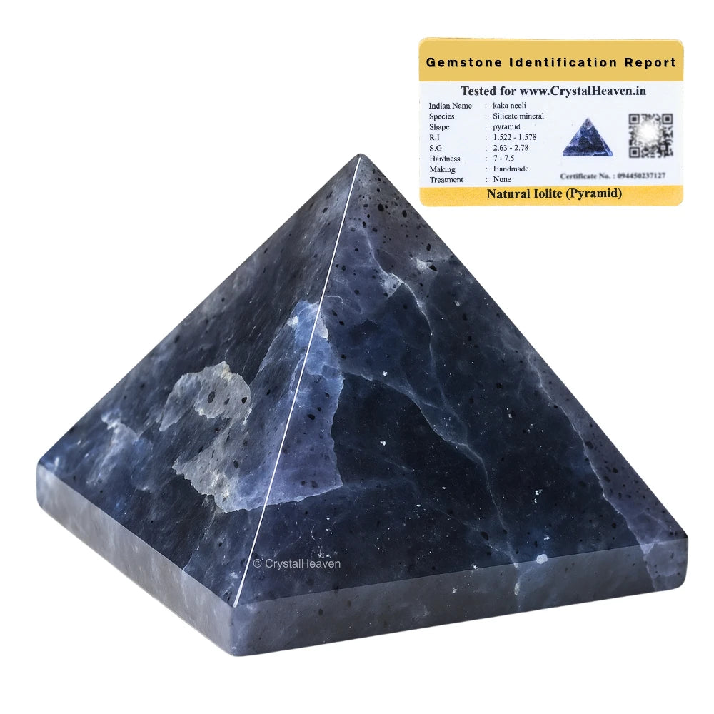 Iolite Pyramid (1 Inch)