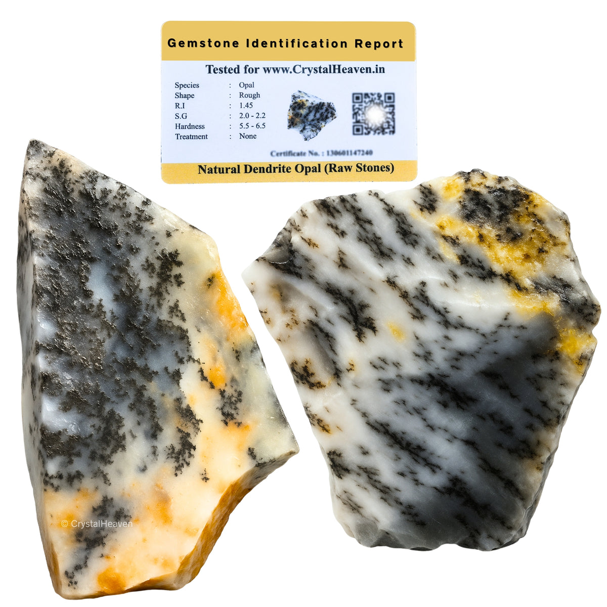 Raw Dendrite Opal Crystals (1 Piece)