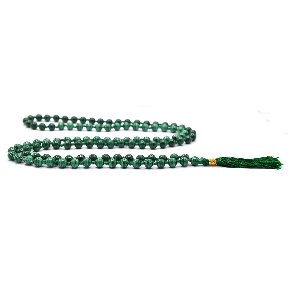 Malachite Japa Mala (Hand Knotted)