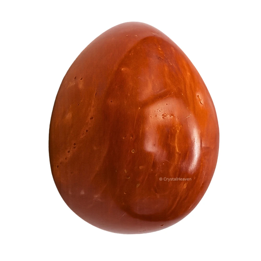 Red Jasper Crystal Egg Stone
