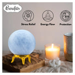 Blue Calcite Celestite Sphere (2 Inch)