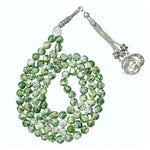Tree Agate Crystal Tasbih (Silver)