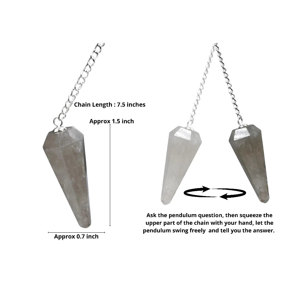 Smoky Quartz Pendulum