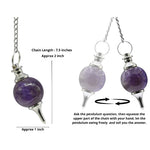 Amethyst Ball Pendulum