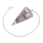 Fluorite Crystal Orgone Pendulum