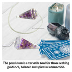 Amethyst Crystal Orgone Pendulum