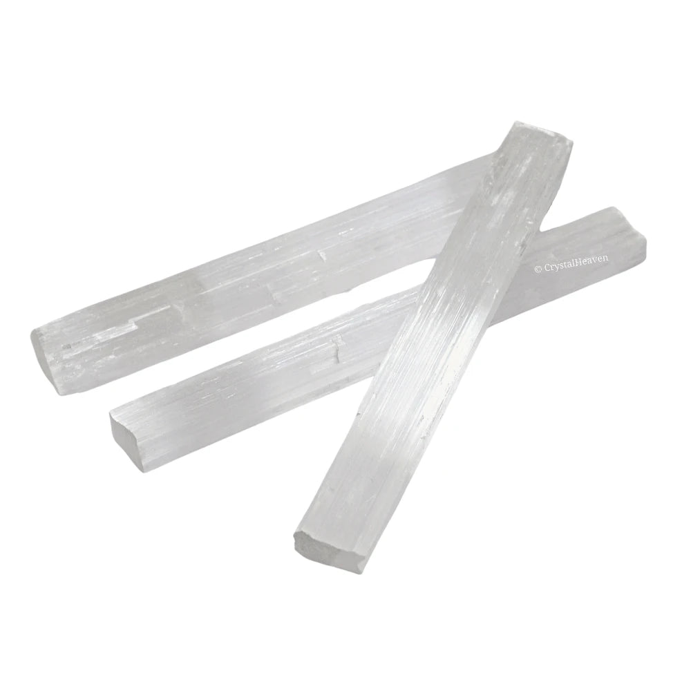 Selenite Wand Charging Plate Stick - 6" Inch (Pack of 3)