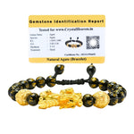 Feng Shui Bracelet Black Obsidian (Adjustable)