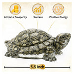 Natural Pyrite Tortoise Kachhua (5.5 Inch)