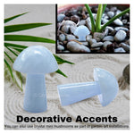 Blue Calcite Mushroom