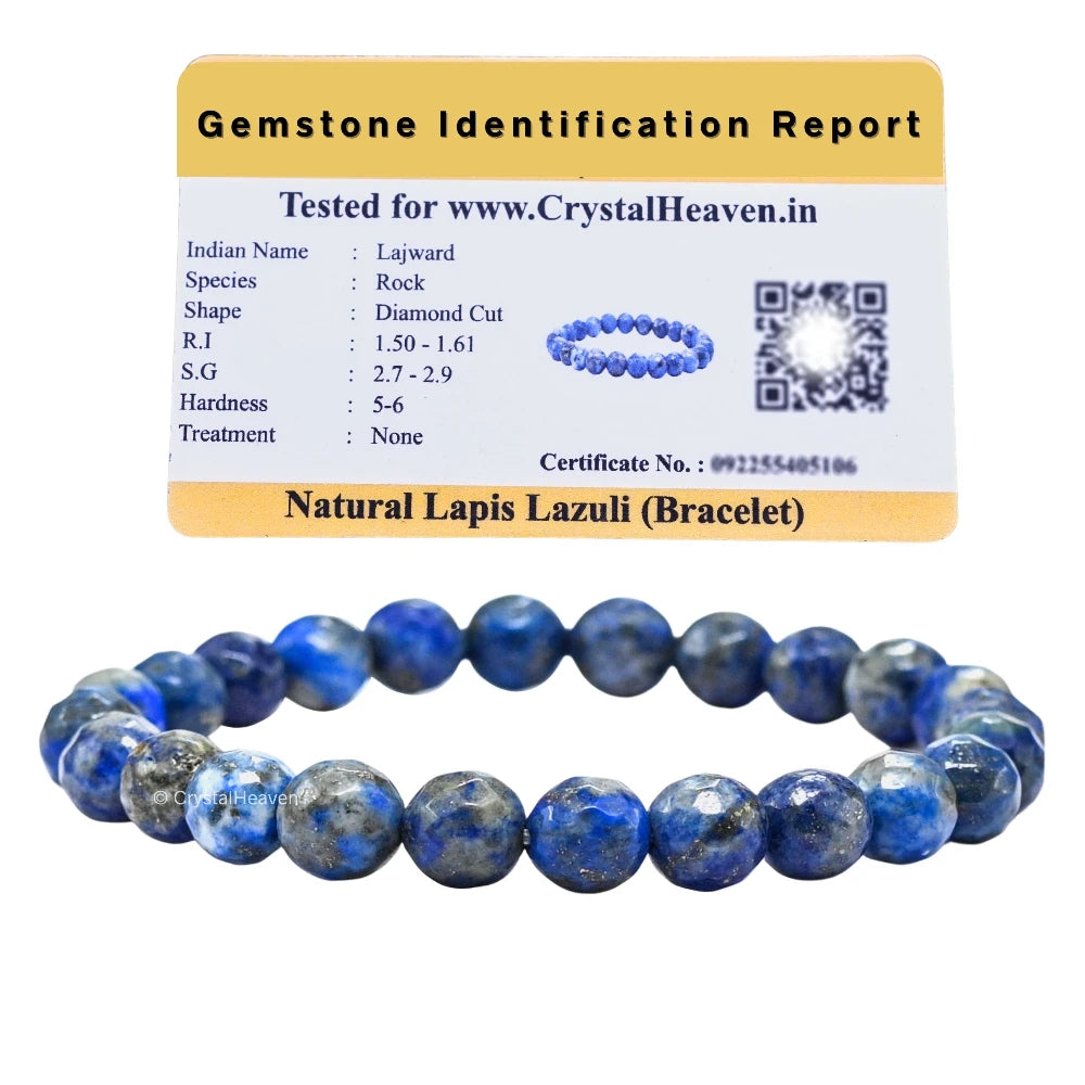 Lapis Lazuli Bracelet (Faceted-Stretchable)