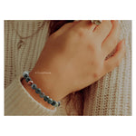 African Bloodstone Bracelet (Faceted-Stretchable)