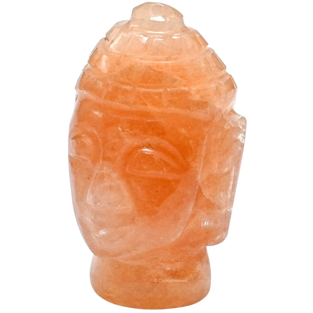 Red Aventurine Buddha Head
