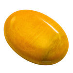 Yellow Jasper Palm Stone