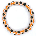 Orange Evil Eye Bracelet