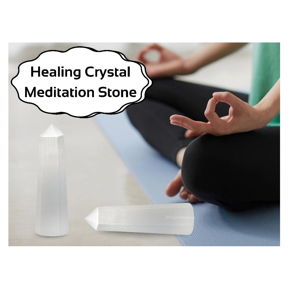 Selenite Tower (3" to 4" inch)