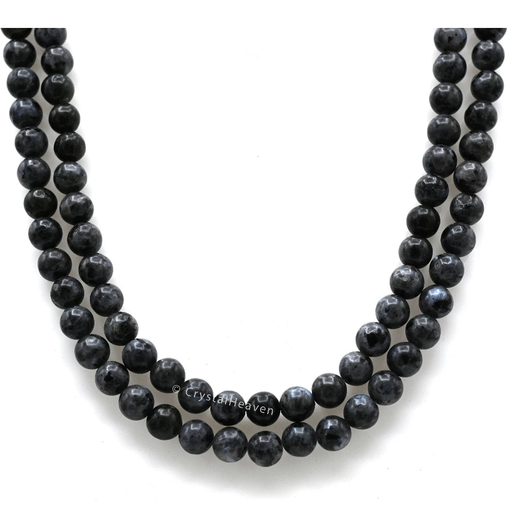 Larvikite Japa Mala (Without Knot)