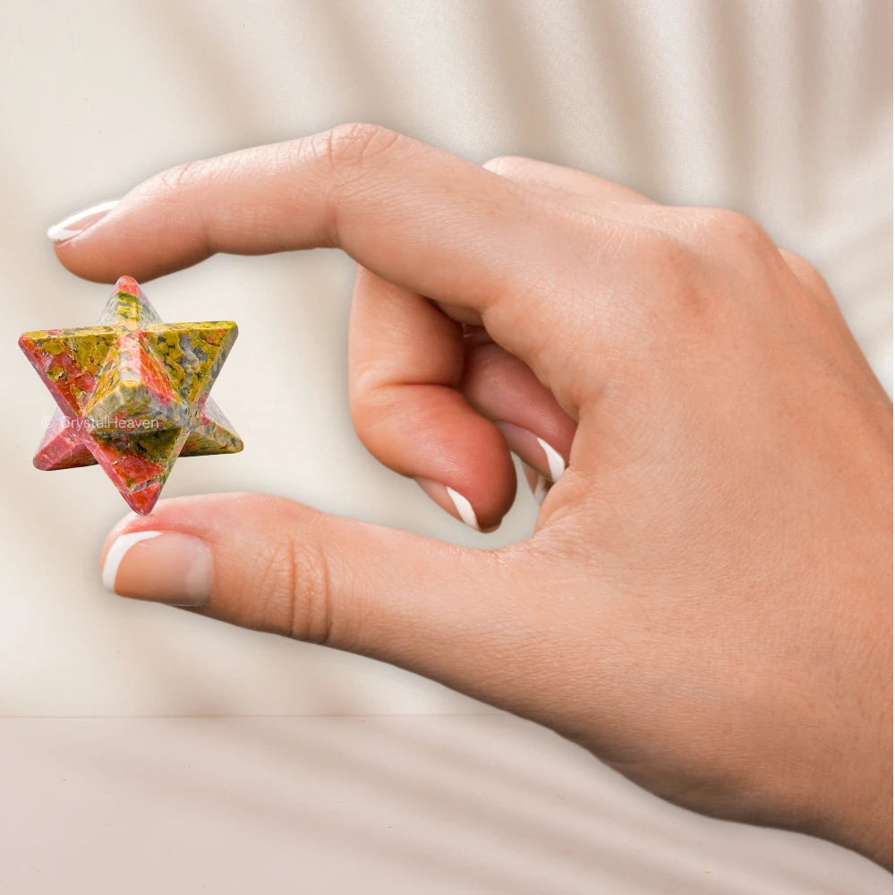 Unakite Crystal Merkaba (20-25 mm)