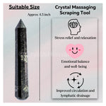 Nuummite Wand (Faceted)