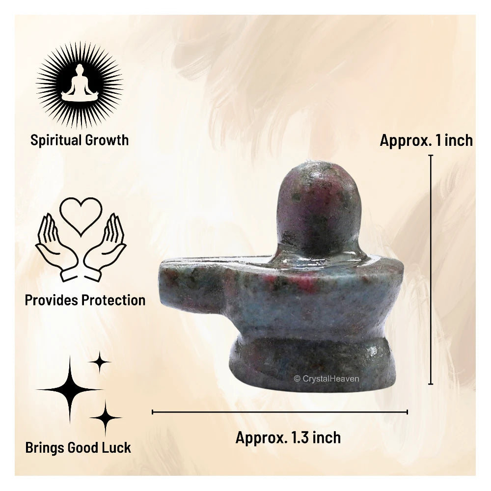Ruby Kyanite Shivling