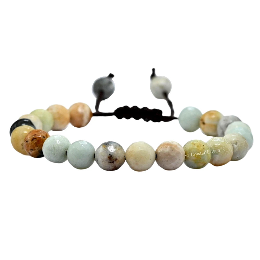 Mexican Amazonite Bracelet (Faceted-Adjustable)
