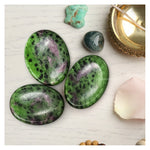 Ruby Zoisite Worry Stone