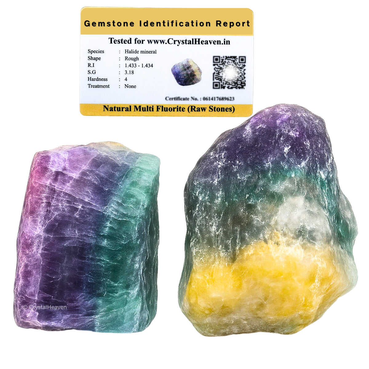 Raw Fluorite Crystals (1 Piece)