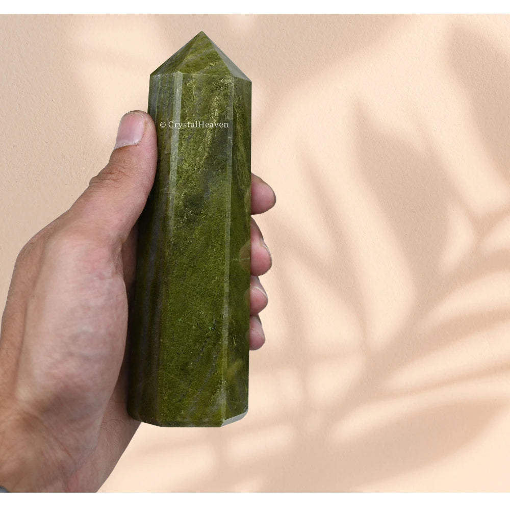 Large Vesuvianite Crystal Tower