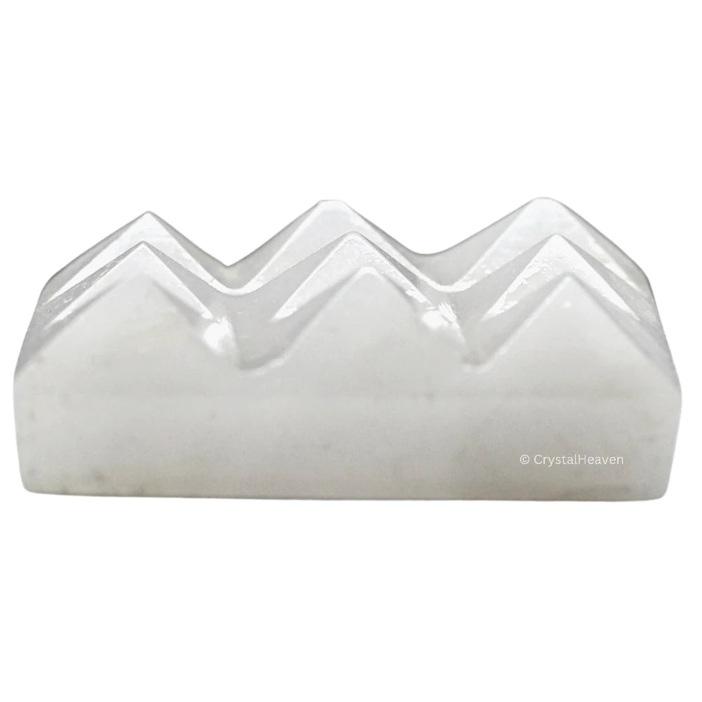 Snow Quartz 9 Pyramid Plate
