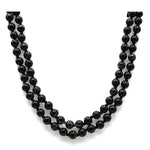 Black Sulemani Hakik Japa Mala (Hand Knotted)