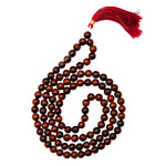 Red Tiger Eye Japa Mala (Without Knot)