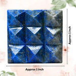 Lapis Lazuli 9 Pyramid Plate