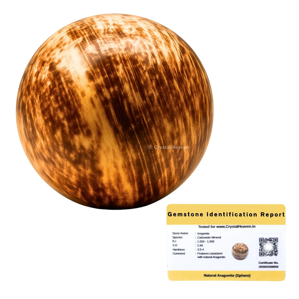 Aragonite Sphere (1.5 Inch)