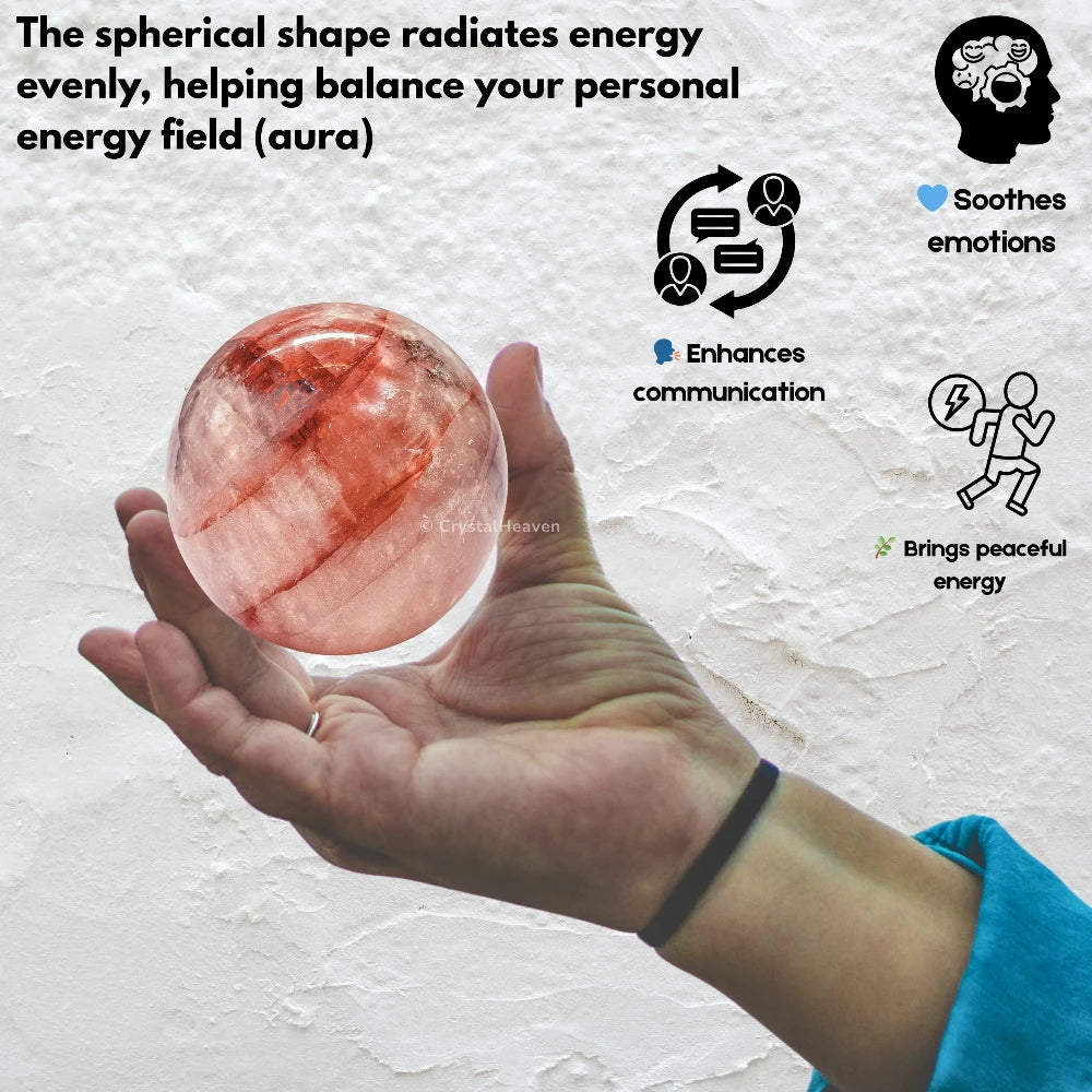 Red Hematoid Quartz Sphere (2 Inch)