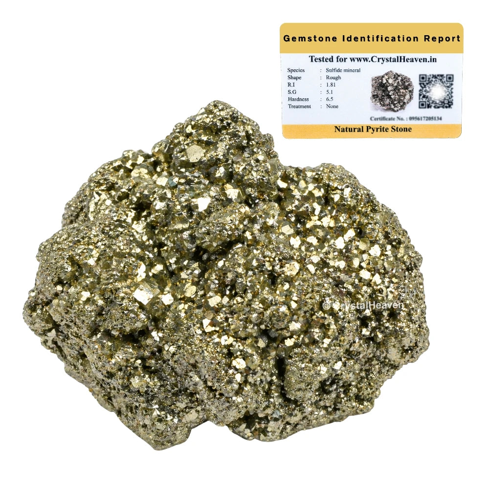 Pyrite Stone Crystal Cluster (350 to 500)