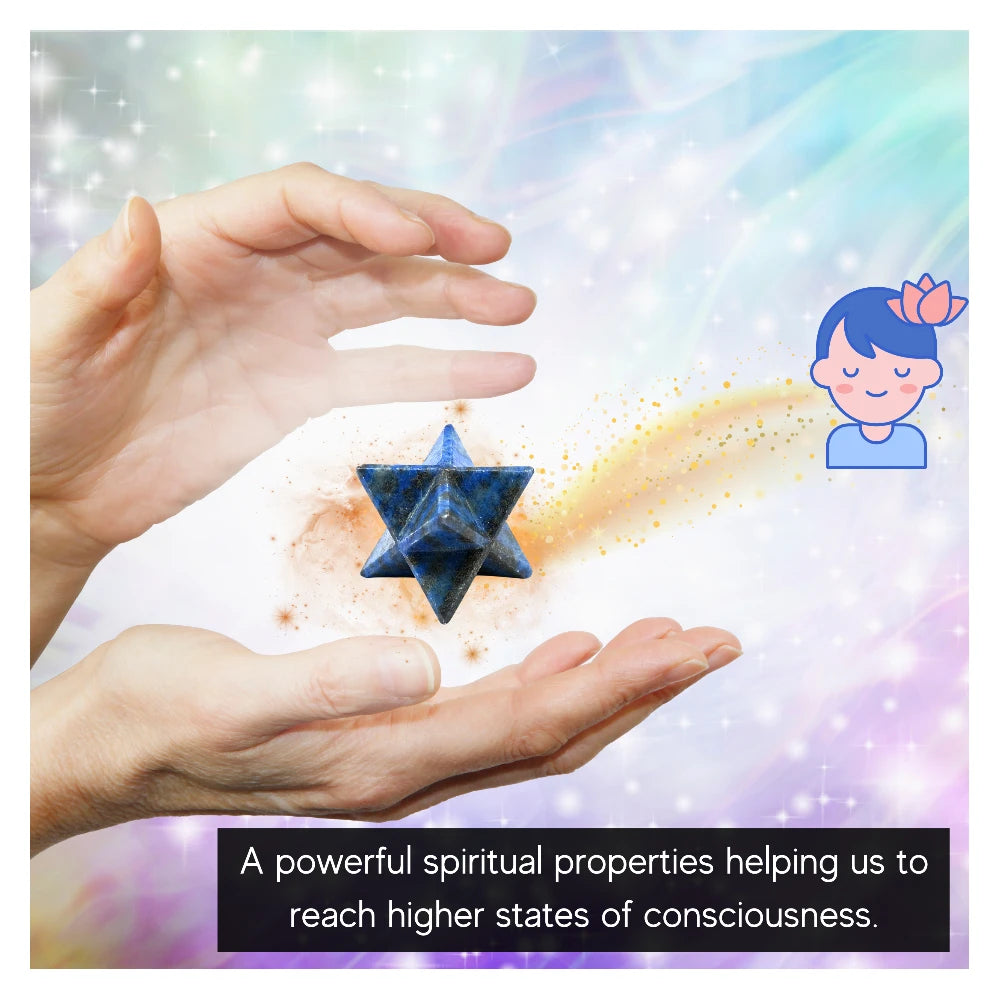 Lapis Lazuli Crystal Merkaba (15-20 mm)